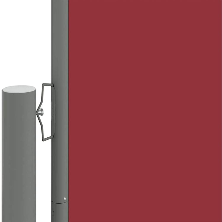 VIDAXL -Windschutzscheibe ausziehbar 220x1000 cm rot