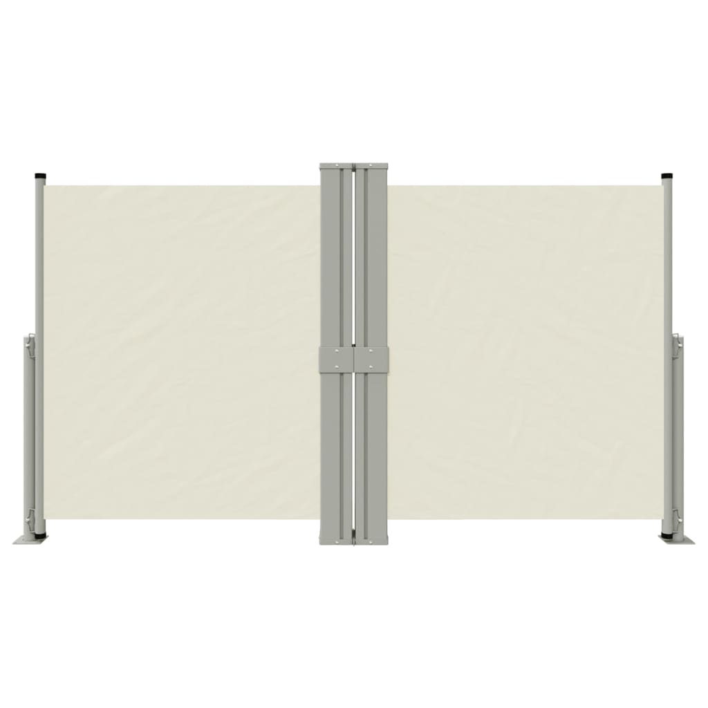 VIDAXL -Windschutzscheibe extendable 140x1200 cm cremefarben -gepflegt