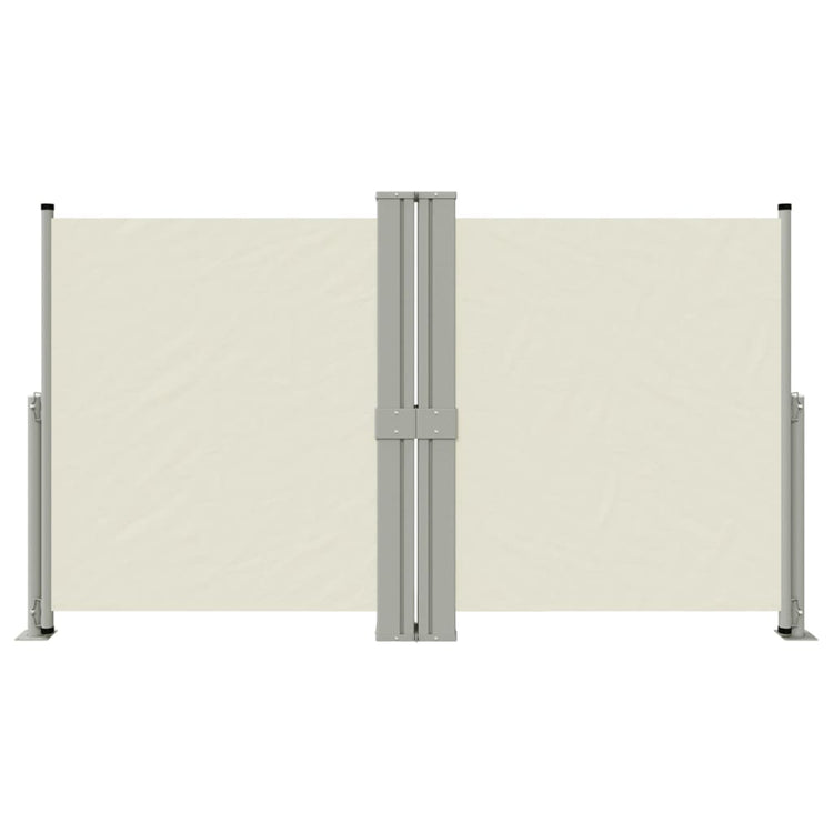 VIDAXL -Windschutzscheibe extendable 140x1200 cm cremefarben -gepflegt