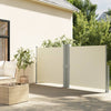 VIDAXL -Windschutzscheibe extendable 140x1200 cm cremefarben -gepflegt
