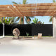 VIDAXL -Windschutzscheibe aus erweiterbares 200x1200 cm schwarz