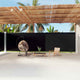 VIDAXL -Windschutzscheibe ausziehbar 220x1200 cm Schwarz