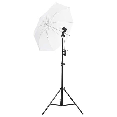 Vidaxl Studio Lighting Set mit Hintergründen und Regenschirmen