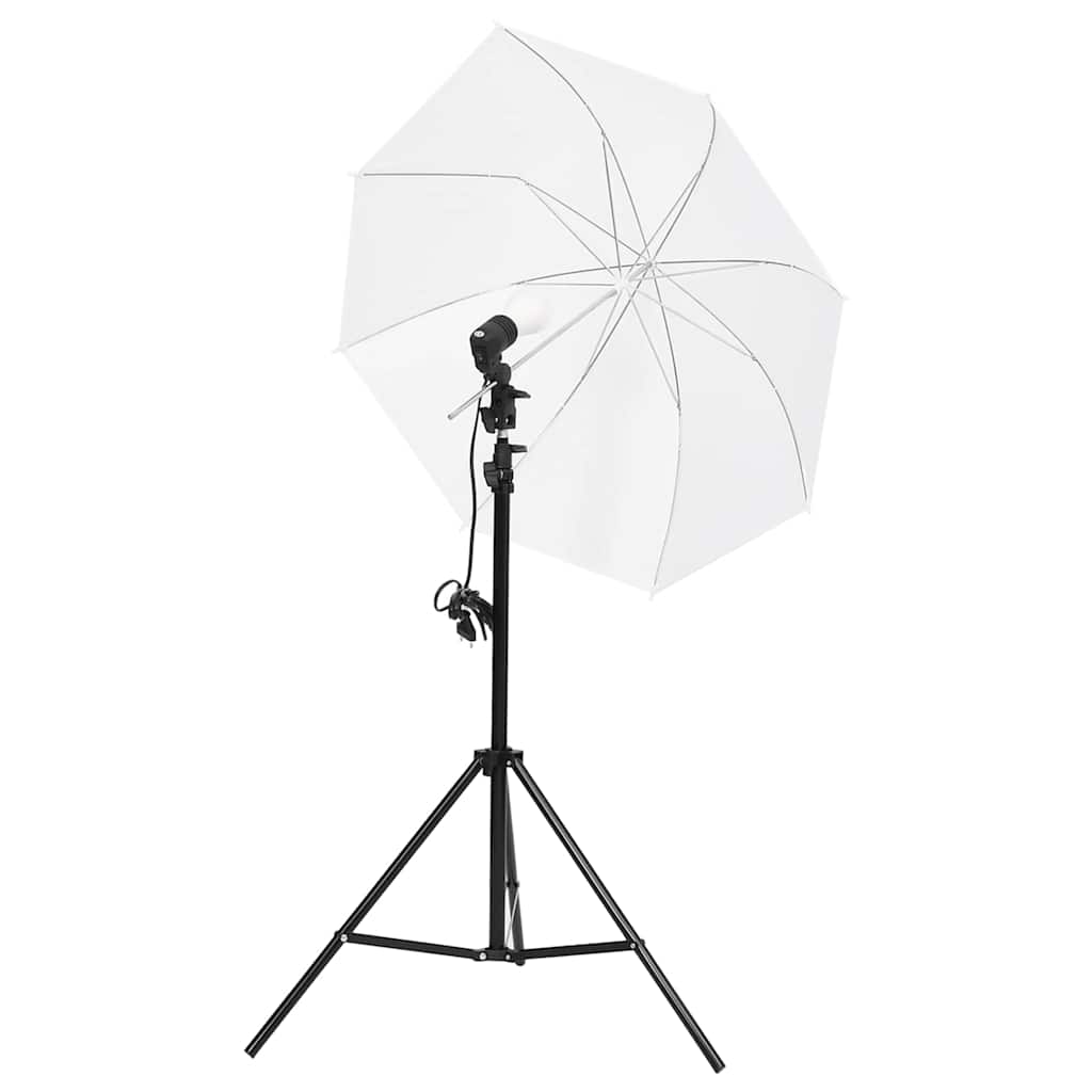 Vidaxl Studio Lighting Set mit Hintergründen und Regenschirmen