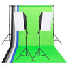 Vidaxl Studio Lighting Set mit Hintergründen und Softboxen