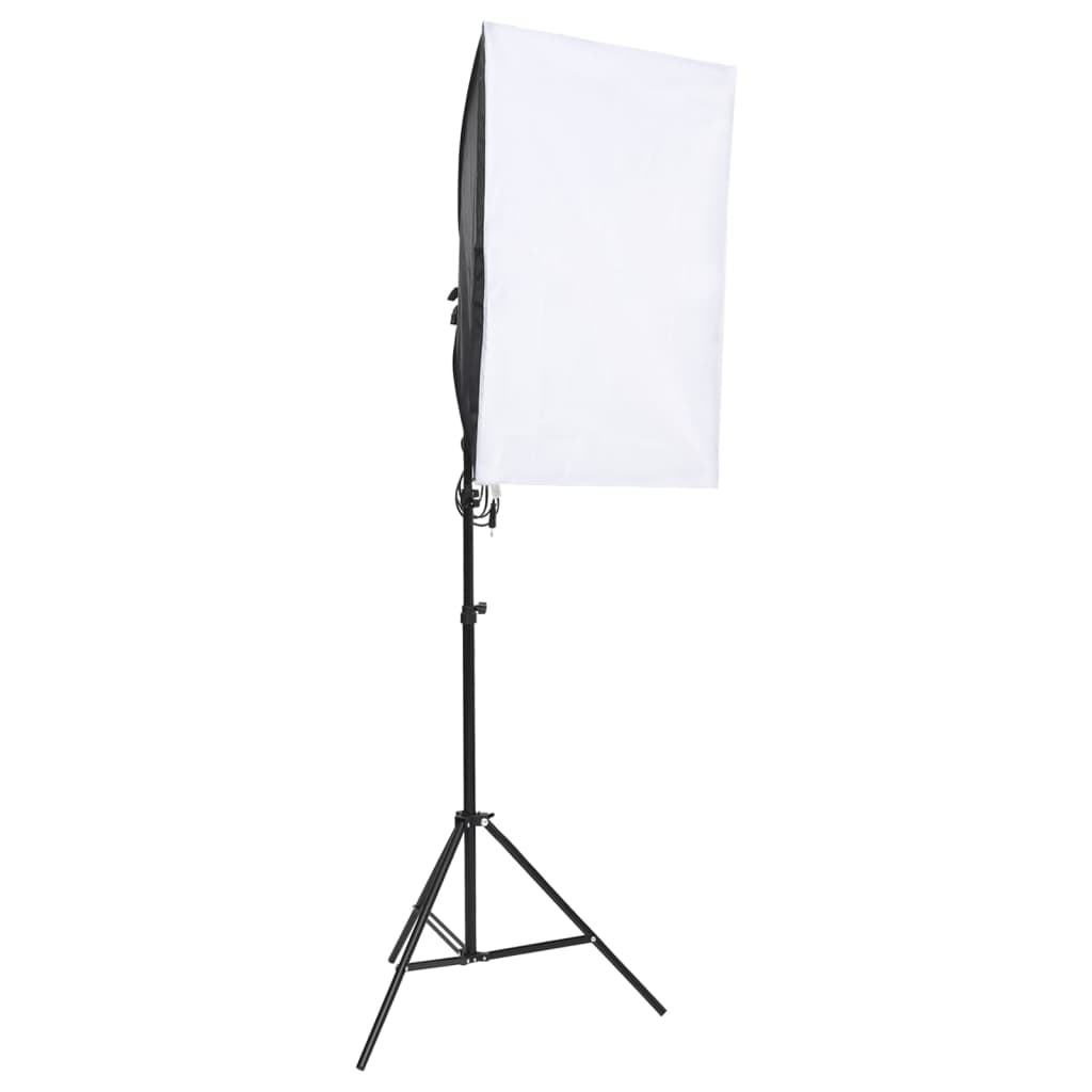 VIDAXL 9-teiliger Fotostudio-Set mit Beleuchtungsset und Softboxen