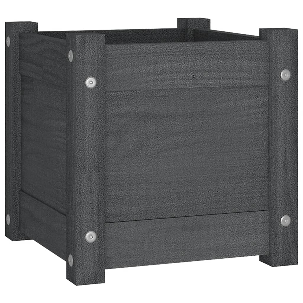 VIDAXL -Planungsbox 31x31x31 cm Festkiefergrau