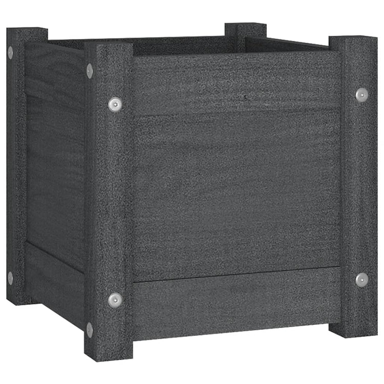 VIDAXL -Planungsbox 31x31x31 cm Festkiefergrau