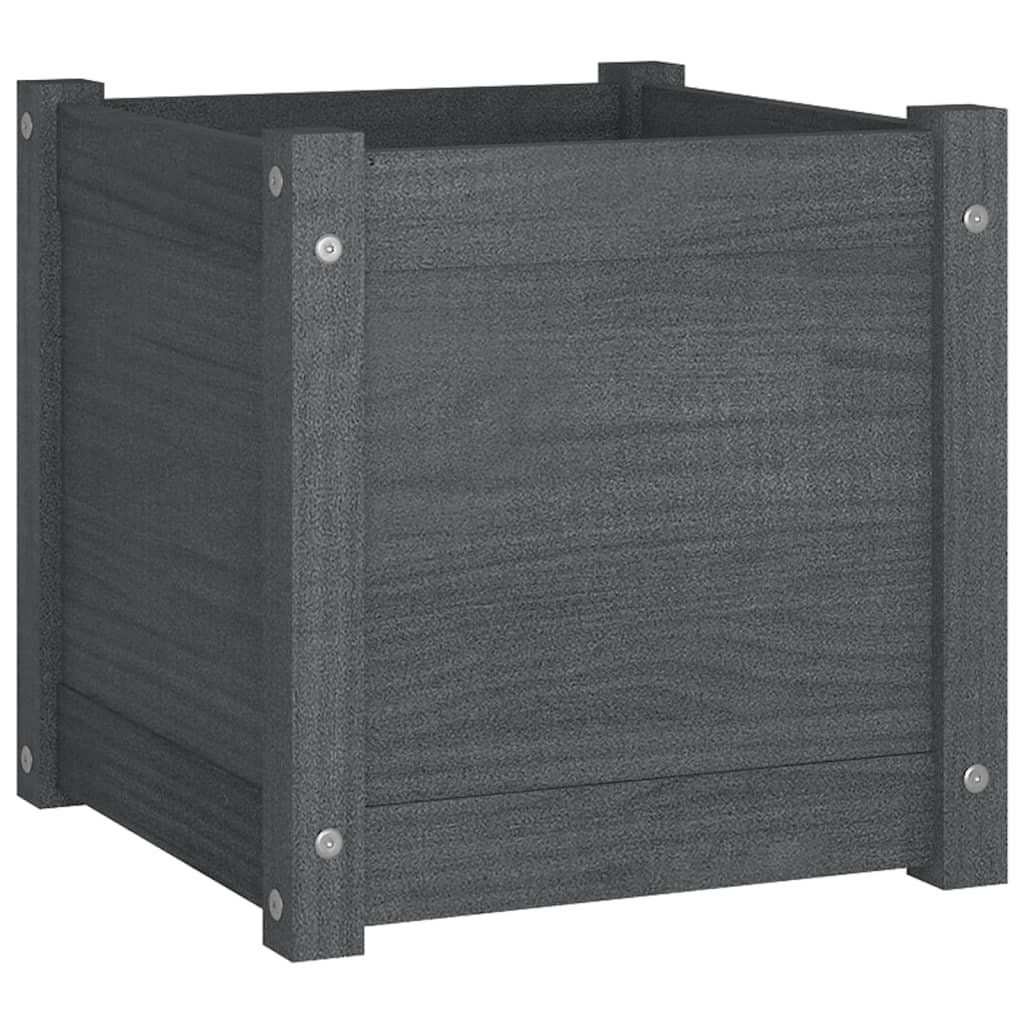 VIDAXL -Planungsbox 40x40x40 cm Festkiefergrau