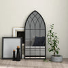 Vidaxl Mirror 100x45 cm Eisenschwarz