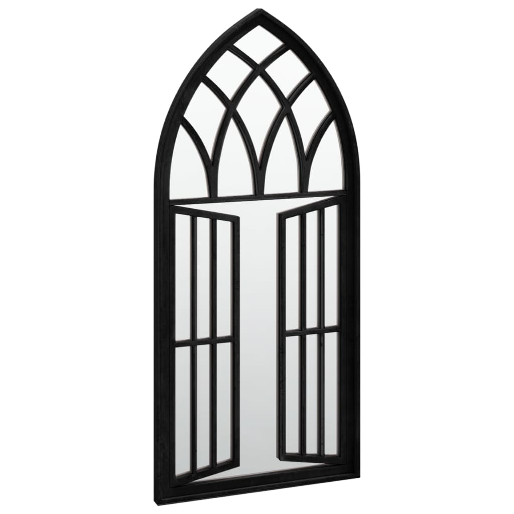 Vidaxl Mirror 100x45 cm Eisenschwarz