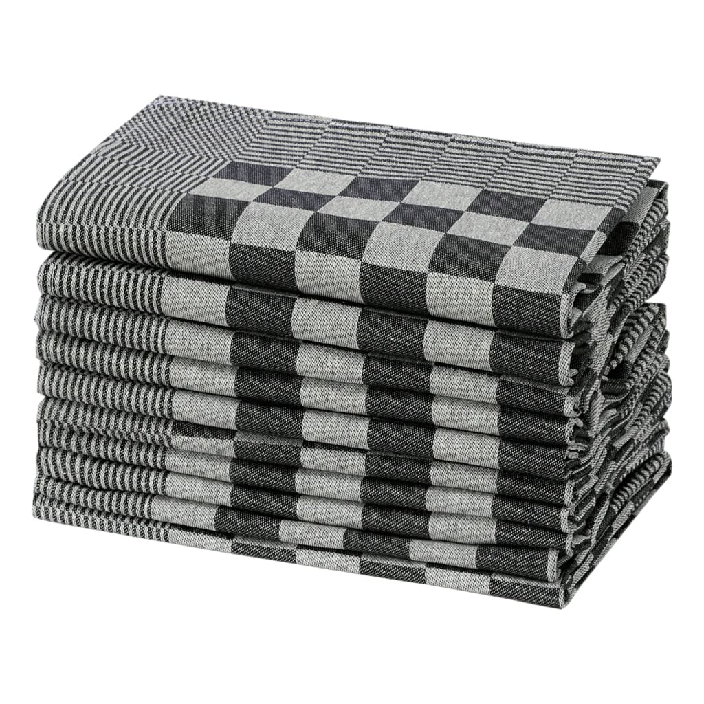 Vidaxl Küchentücher 20 St 50x70 cm Baumwollschwarz und Weiß