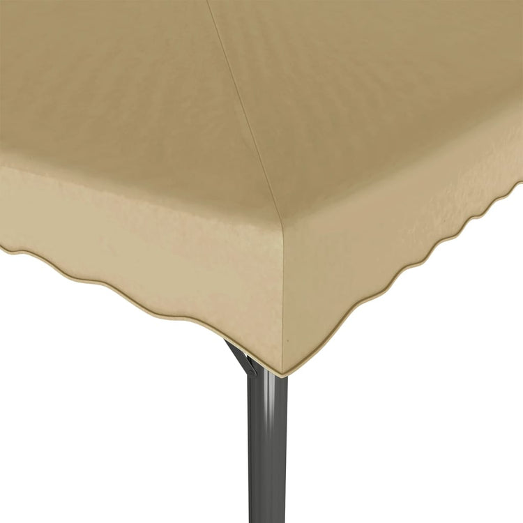 Vidaxl Arbor 3x3 M Aluminium und Stahltaupe