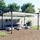 Vidaxl Garden Practor mit ausziehbarem Dach 4x3 m cremefarben