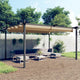Vidaxl Garden Practor mit ausziehbarem Dach 4x3 m Taupe