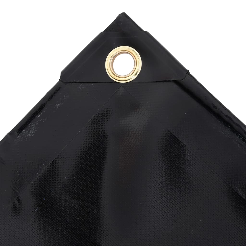 VidaXL Plane 650 g m² 3,5x5 m schwarz