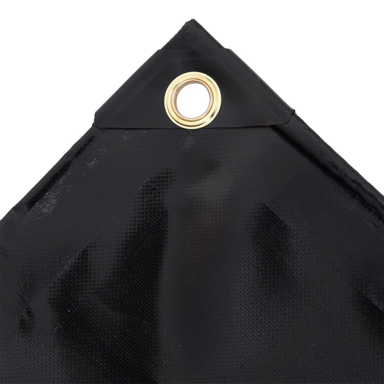 VidaXL Plane 650 g m² 3,5x5 m schwarz
