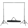 Vidaxl Photo Studio -Set mit Beleuchtungssatz, Hintergrund und Reflektor