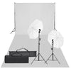 Vidaxl Photo Studio Set mit Beleuchtungsset und Hintergrund
