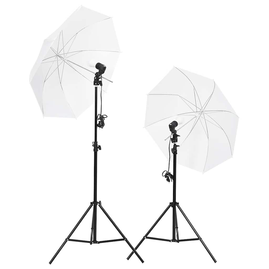 Vidaxl Photo Studio Set mit Beleuchtungsset und Hintergrund