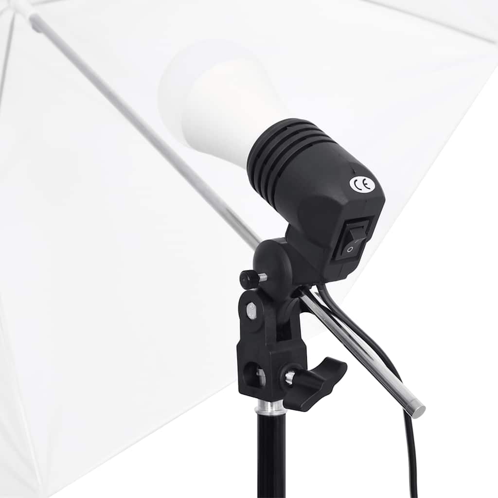 Vidaxl Photo Studio Set mit Beleuchtungsset und Hintergrund