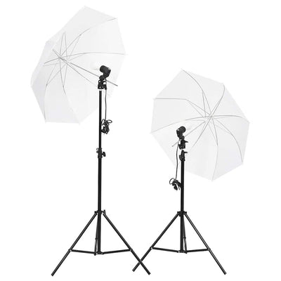 Vidaxl Photo Studio -Set mit Beleuchtungssatz, Hintergrund und Reflektor