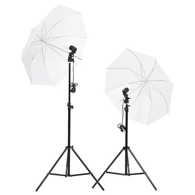 Vidaxl Photo Studio -Set mit Beleuchtungssatz, Hintergrund und Reflektor