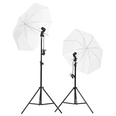 Vidaxl Photo Studio -Set mit Beleuchtungssatz, Hintergrund und Reflektor