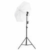 Vidaxl Photo Studio -Set mit Beleuchtungssatz, Hintergrund und Reflektor