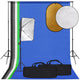 Vidaxl Photo Studio Set mit Softbox -Lampe, Hintergrund und Reflektor