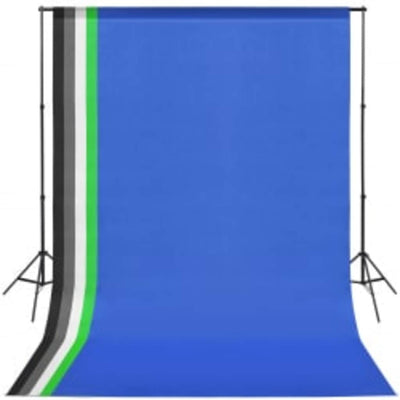 Vidaxl Photo Studio Set mit Softbox -Lampe und Hintergrund