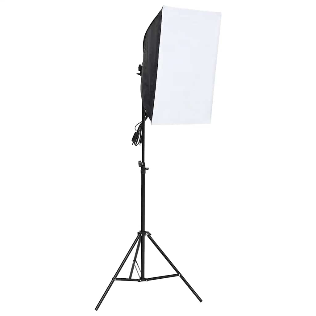 Vidaxl Photo Studio Set mit Softbox -Lampe und Hintergrund