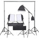 Vidaxl Photo Studio Set mit Beleuchtungssatz