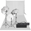 Vidaxl Photo Studio Set mit Beleuchtungsset und Hintergrund
