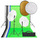 Vidaxl Photo Studio -Set mit Beleuchtungssatz, Hintergrund und Reflektor