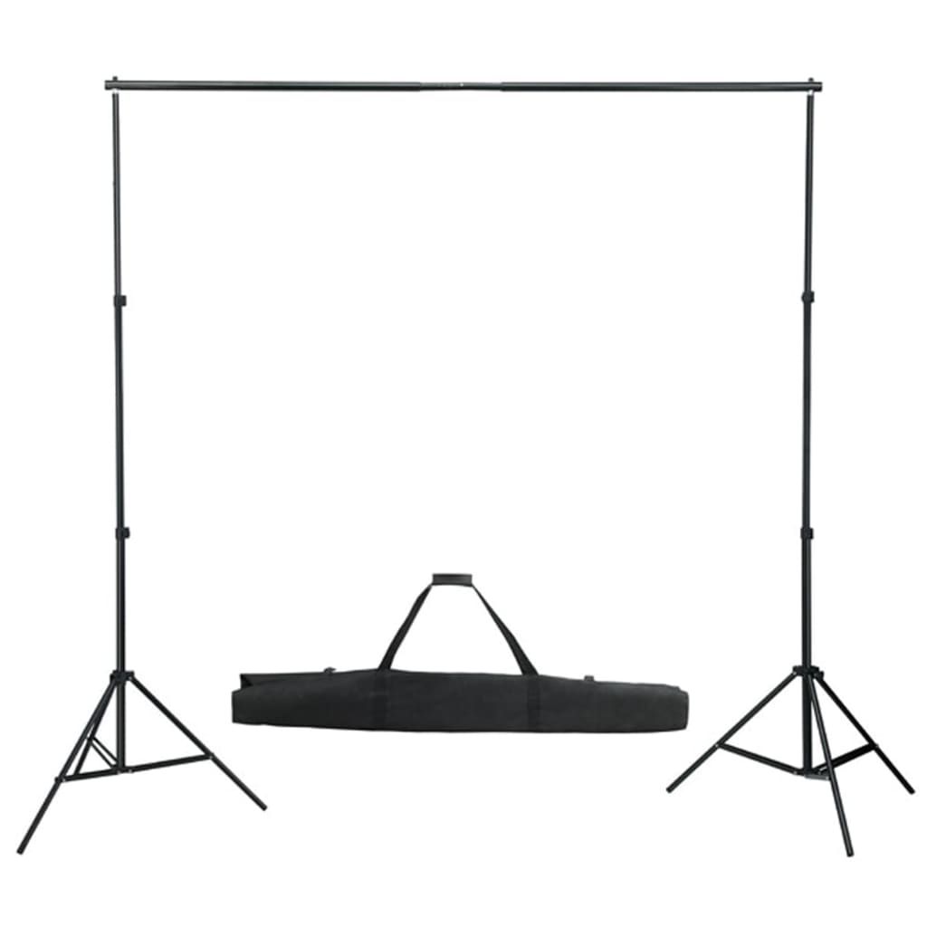 Vidaxl Photo Studio Set mit Beleuchtungsset und Hintergrund