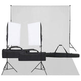 Vidaxl Photo Studio Set mit Beleuchtungsset und Hintergrund - afbeelding 1