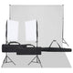 Vidaxl Photo Studio Set mit Beleuchtungsset und Hintergrund