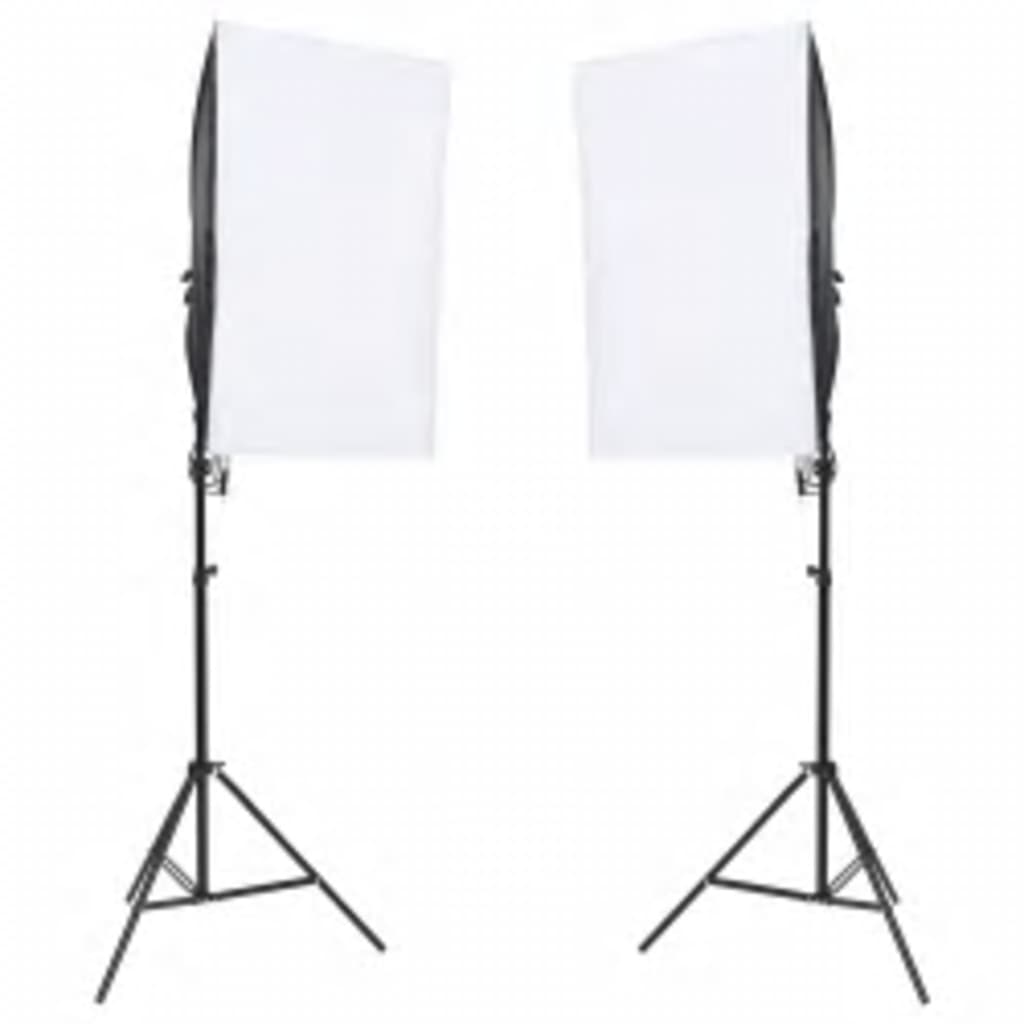 Vidaxl Photo Studio Set mit Beleuchtungsset und Hintergrund