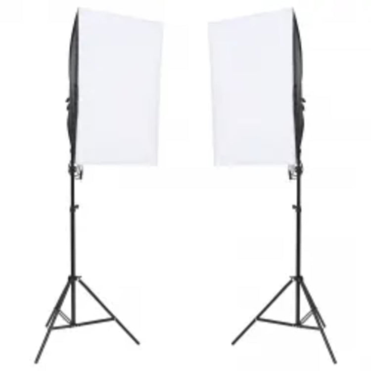 Vidaxl Photo Studio -Set mit Beleuchtungssatz, Hintergrund und Reflektor