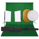 Vidaxl Photo Studio -Set mit Beleuchtungssatz, Hintergrund und Reflektor