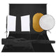 Vidaxl Photo Studio -Set mit Beleuchtungssatz, Hintergrund und Reflektor