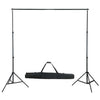 Vidaxl Photo Studio -Set mit Beleuchtungssatz, Hintergrund und Reflektor
