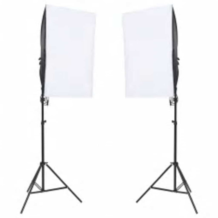 Vidaxl Photo Studio -Set mit Beleuchtungssatz, Hintergrund und Reflektor