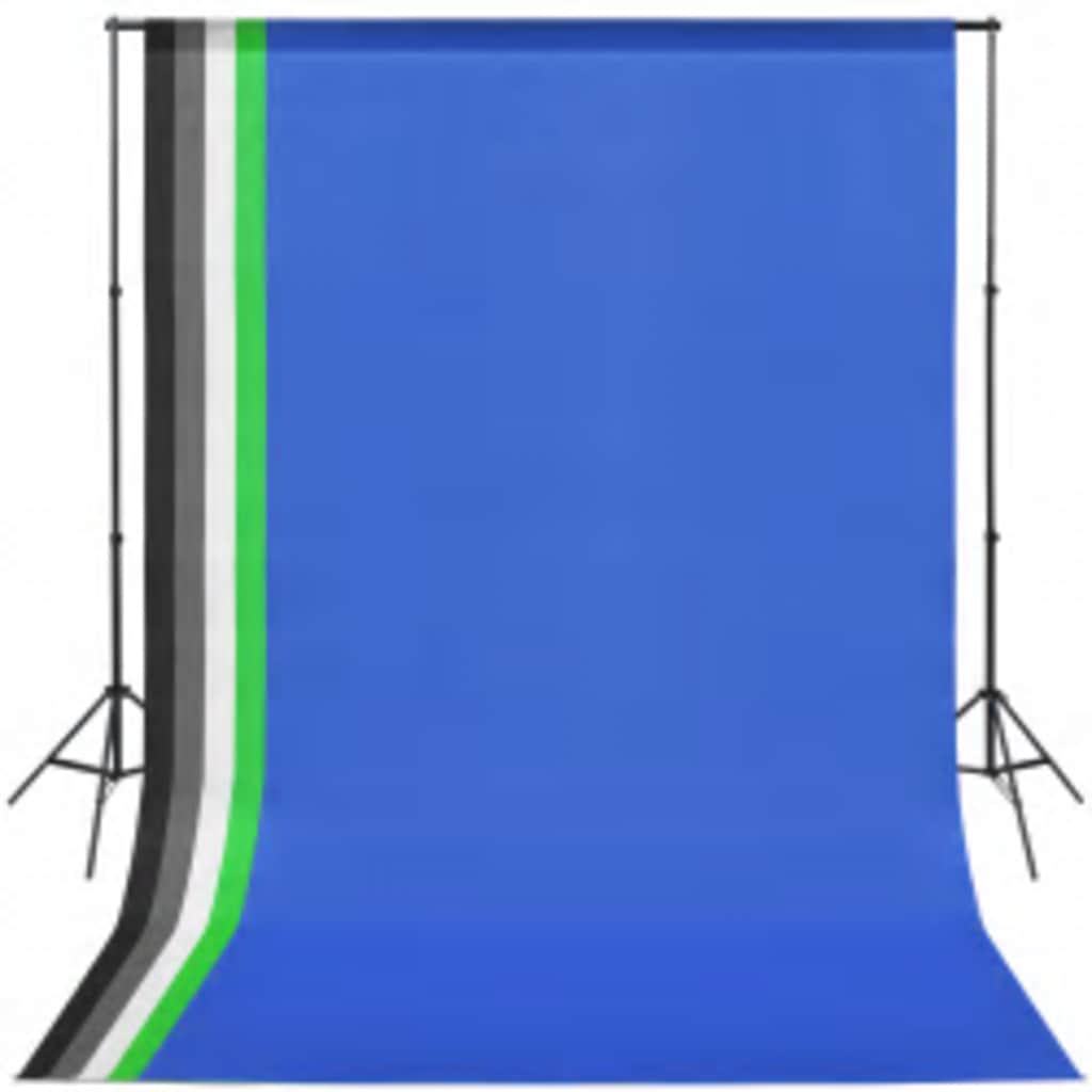 Vidaxl Photo Studio Set mit Beleuchtungsset und Hintergrund