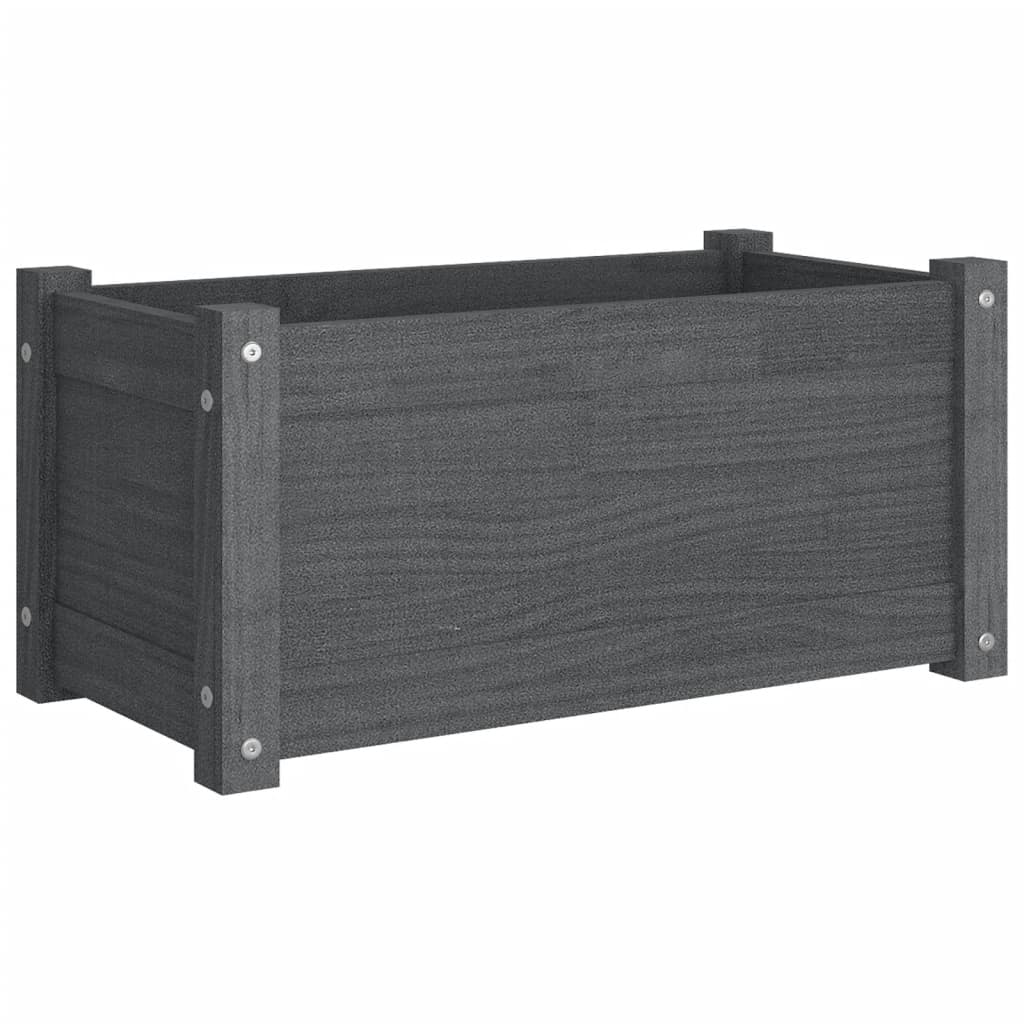VIDAXL -Planungsbox 60x31x31 cm Festkiefergrau