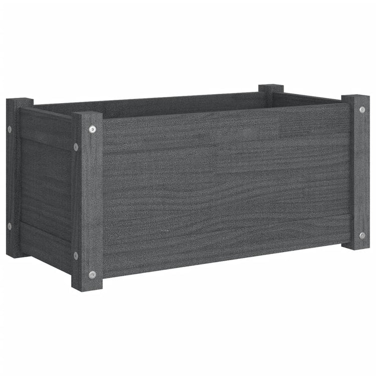 VIDAXL -Planungsbox 60x31x31 cm Festkiefergrau