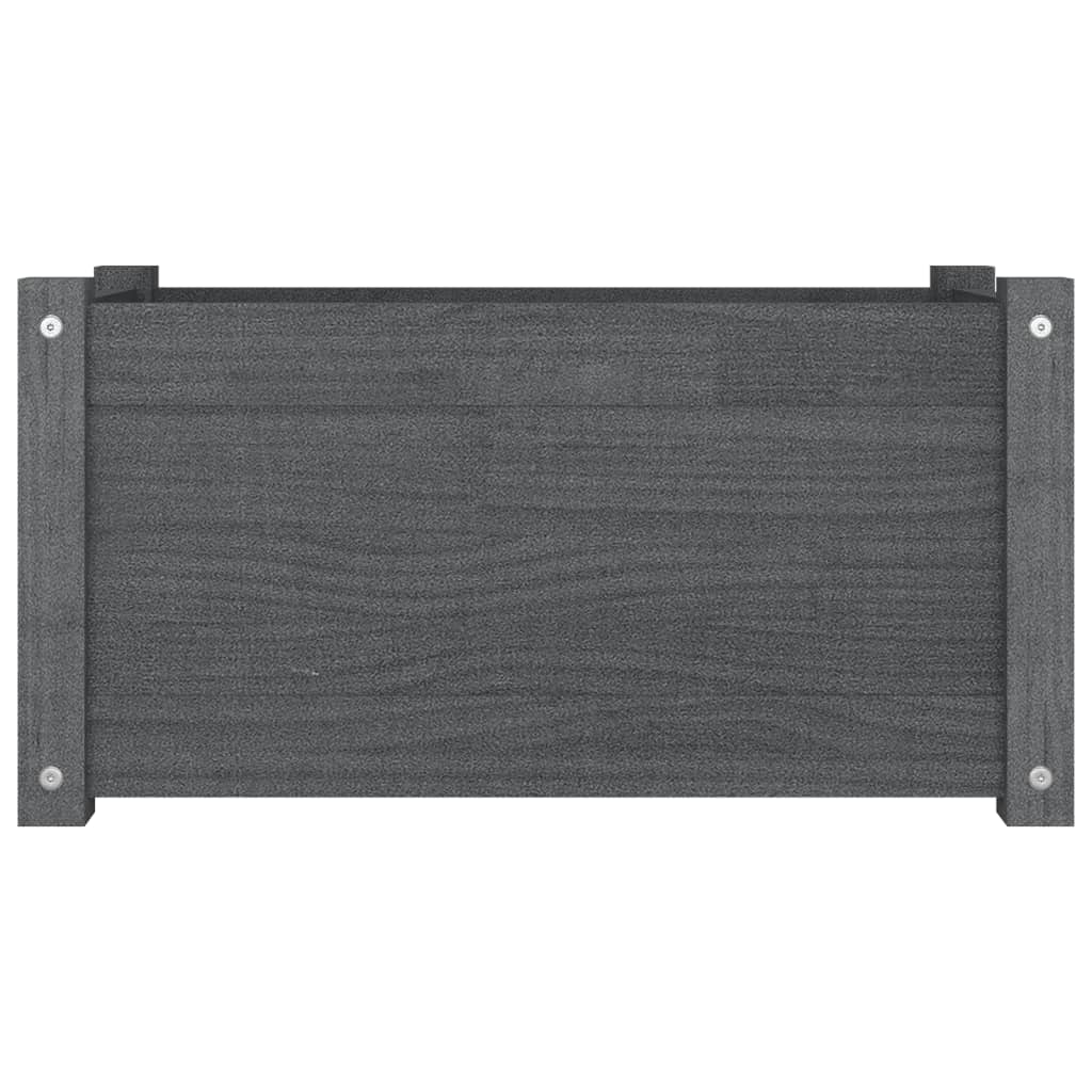 VIDAXL -Planungsbox 60x31x31 cm Festkiefergrau