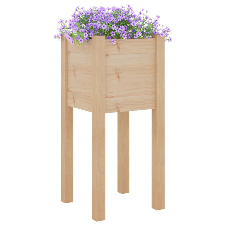 VIDAXL -Pflanzer 2 PCs 31x31x70 cm Festkiefer