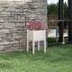 VIDAXL -Planungsbox 40x40x70 cm Festkiefer weiß